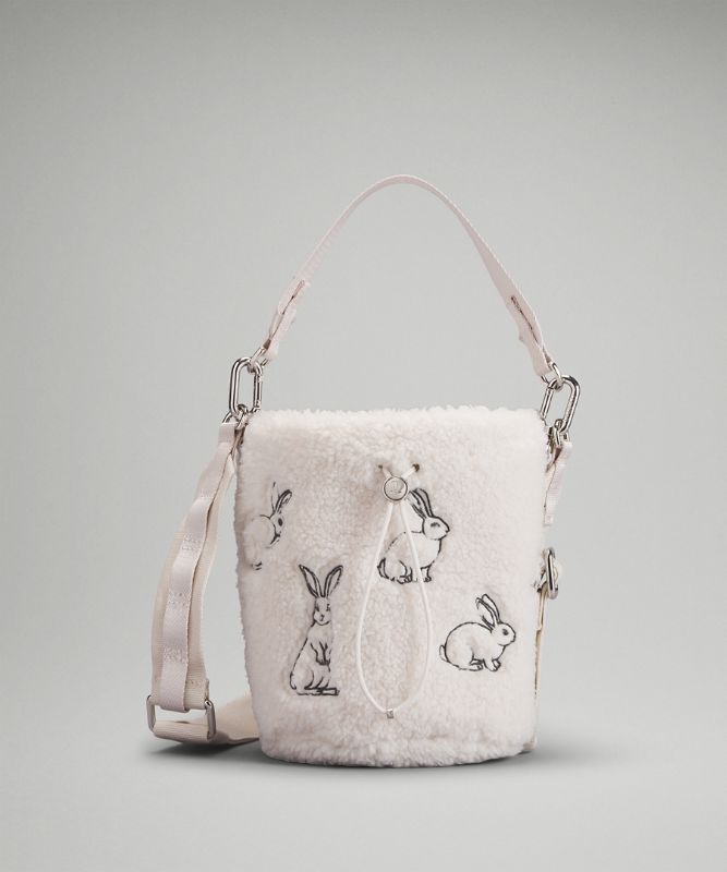 New Year Crossbody Bucket Bag *Fleece