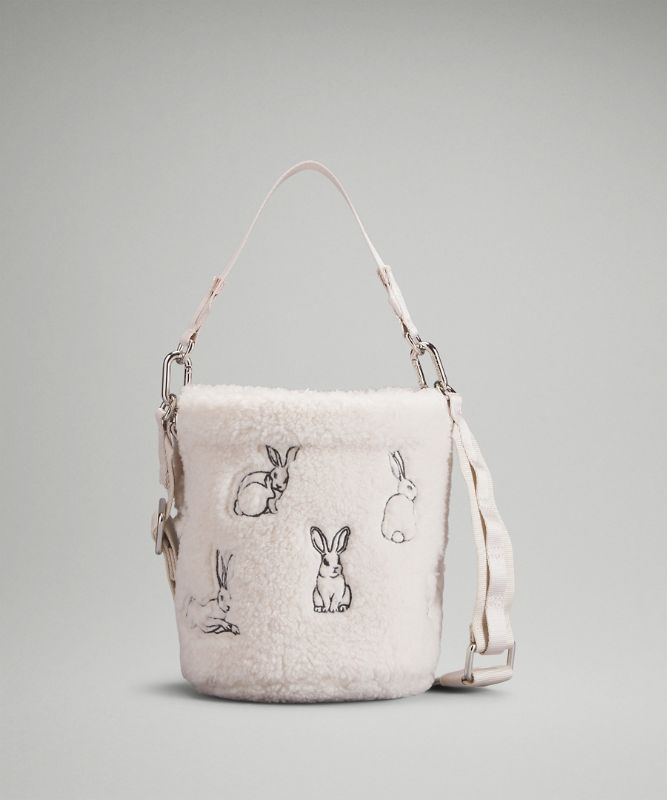 New Year Crossbody Bucket Bag *Fleece