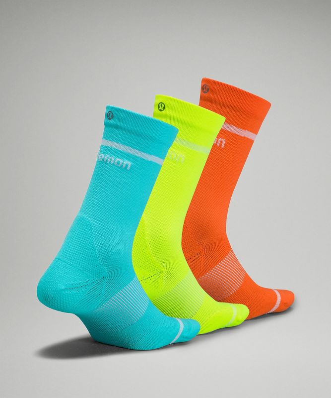 Power Stride Crew Sock 3 Pack *Stripe