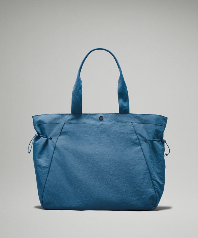 Side-Cinch Shopper Bag 18L | Utility Blue | luludrops