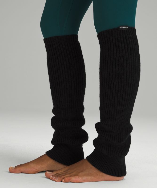 Women's Ribbed Knit Merino Wool-Blend Leg Warmer