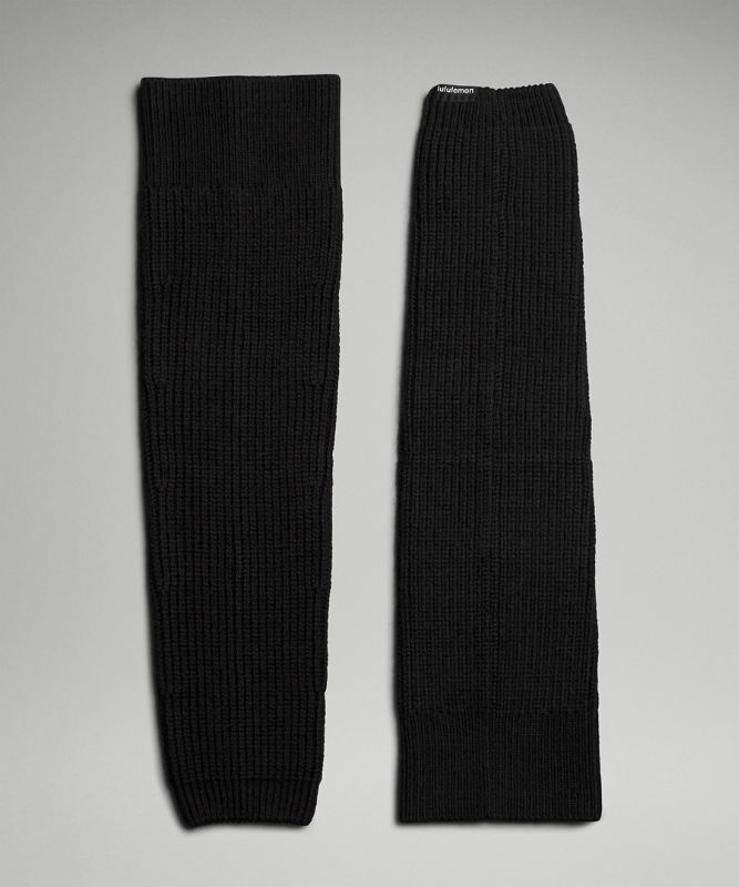 Women's Ribbed Knit Merino Wool-Blend Leg Warmer