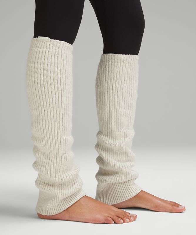 Women's Ribbed Knit Merino Wool-Blend Leg Warmer