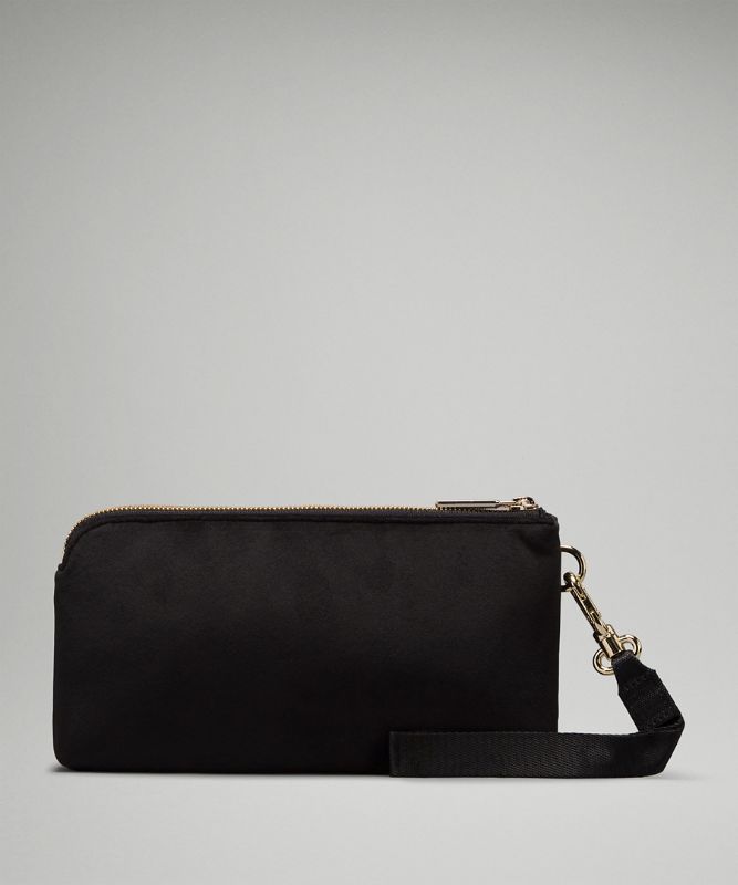 Curved Wristlet *Velour