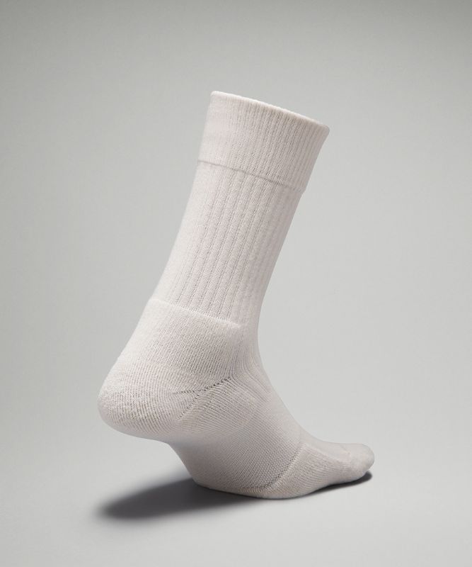 Women's Daily Stride Comfort Crew Sock Ribbed