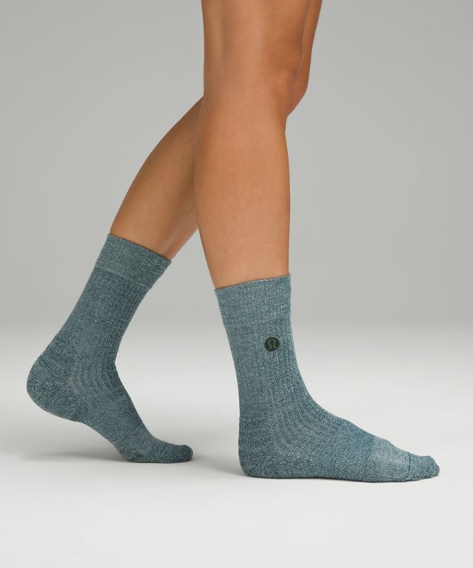 Women's Daily Stride Comfort Crew Sock Ribbed