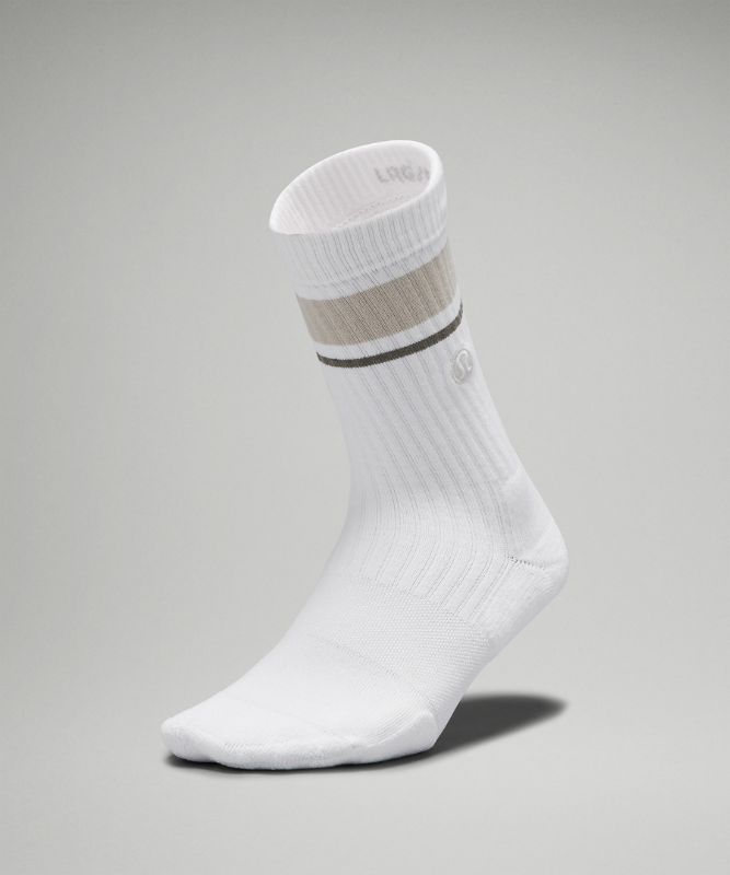 Women's Daily Stride Ribbed Comfort Crew Socks