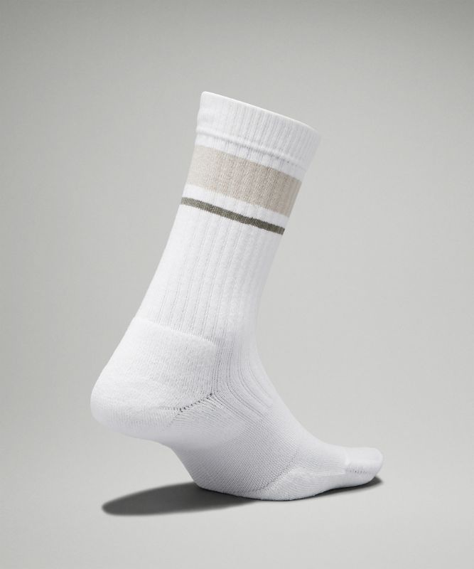 Women's Daily Stride Ribbed Comfort Crew Socks