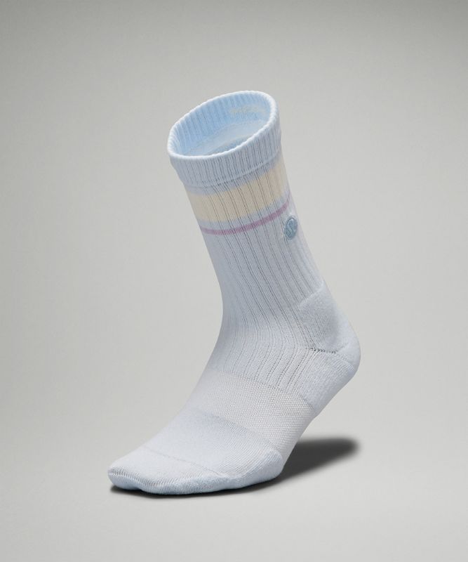 Women's Daily Stride Ribbed Comfort Crew Socks