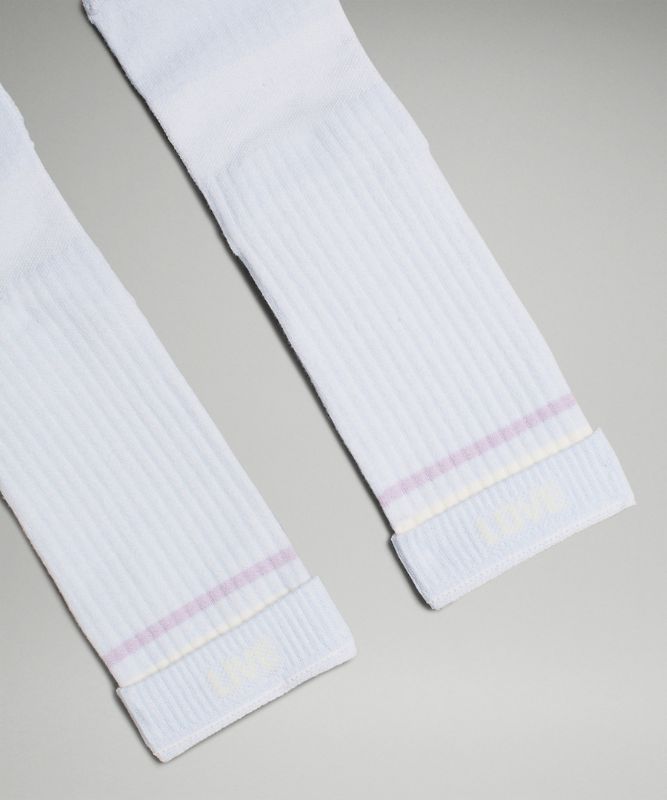 Women's Daily Stride Ribbed Comfort Crew Socks