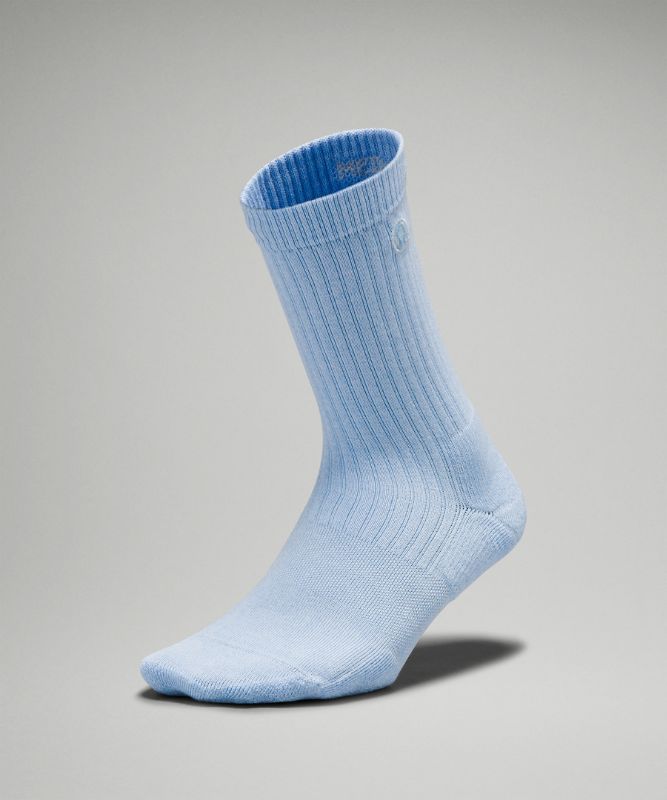 Women's Daily Stride Ribbed Comfort Crew Socks